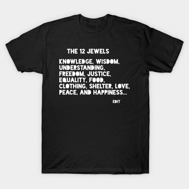 The 12 jewels by Edit T-Shirt by Edit1